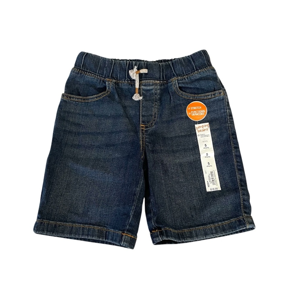 Jumping Beans Dark Denim Stretch Functional Drawcord